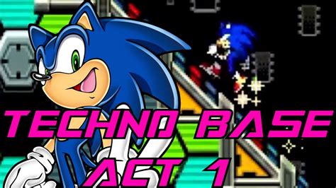 Sonic Advance 2 Techno Base Zone Act 1 Sega Genesis Remix Youtube