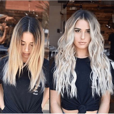 Mind Blowing Hair Transformation Before And After Photos Gallery Blonde Hair With Roots
