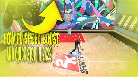 How To Speed Boost And Quick Stop In Nba 2k22 Handcam Speed Boost