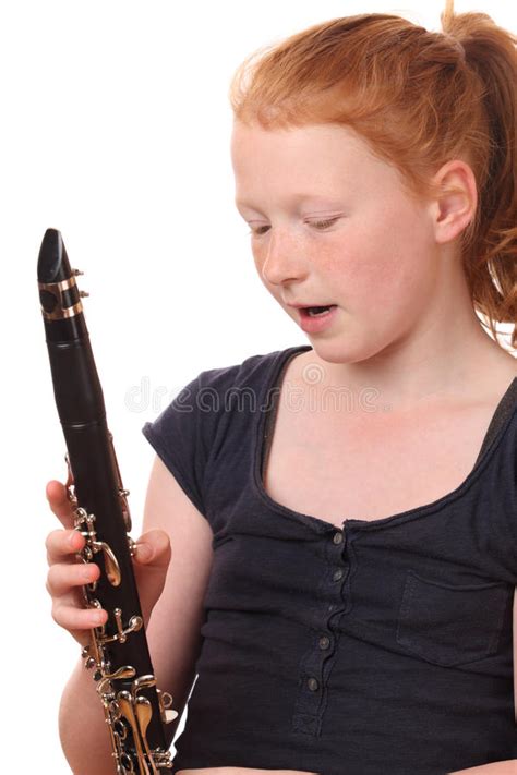 Clarinet Player Stock Image Image Of Music Child Black 72706533