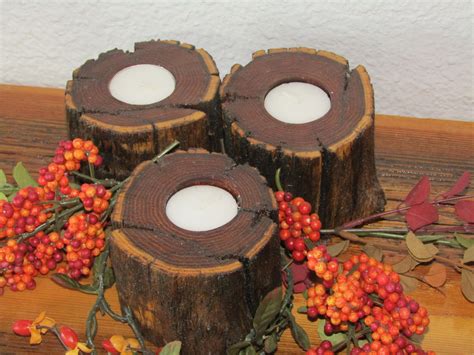 Candle Holder Wood Candle Holder Reclaimed Wood Upcycled Rustic