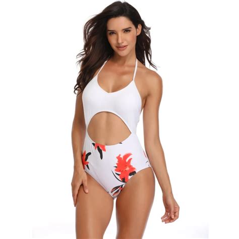 Sexy Stripe Swimwear Women Push Up Padded Bra Hollow Bandage Bikini Set Swimsuit Triangle