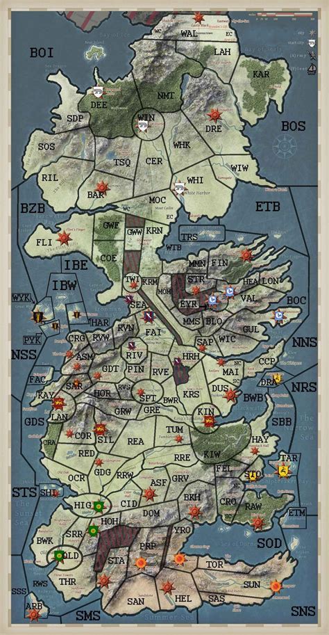 Map Of The Westeros Maps Of The World