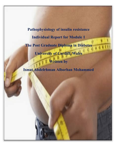 Pdf Pathophysiology Of Insulin Resistance