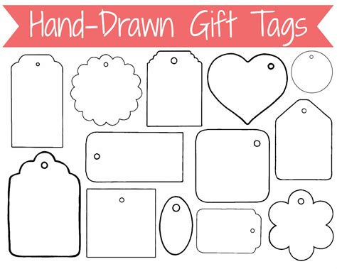 Gift Tag Clipart Black And White Blank Tag Clip Art At Clker Com Bodbocwasuon