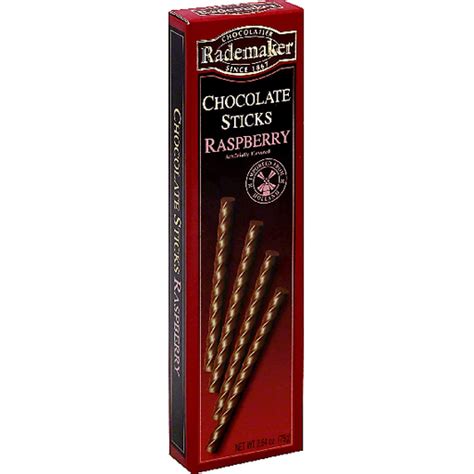 Rademaker Chocolate Sticks Raspberry Packaged Candy Foodtown