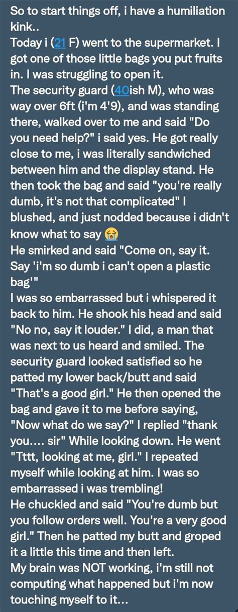 Pervconfession On Twitter She Got Humiliated By The Security Guard