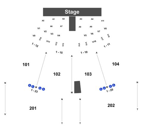 Tropicana Seating Chart Las Vegas