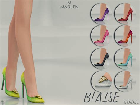 Emily Cc Finds Madlensims Madlen Blaise Shoes Mesh