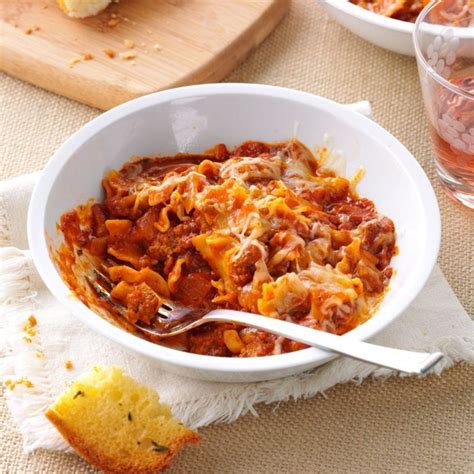 Spicy Lasagna Skillet Dinner Recipe Taste Of Home