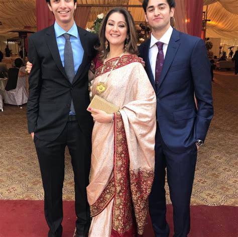 latest clicks of noman ijaz with his wife and sons at a wedding event pakistani drama celebrities