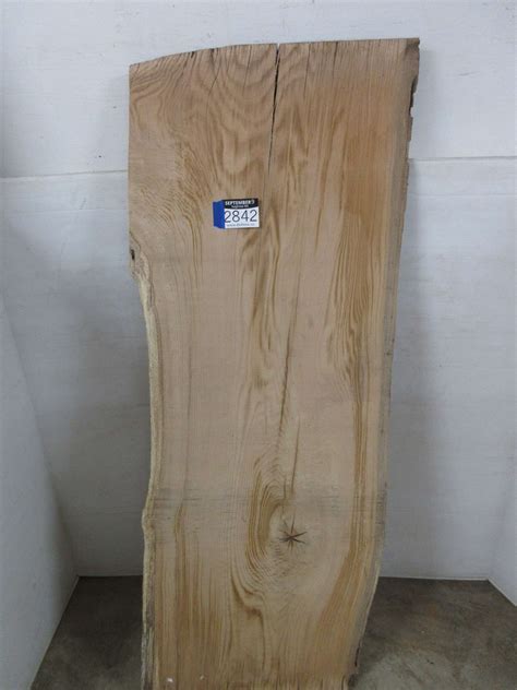 Albrecht Auctions Red Oak Live Edge Rough Sawn Board