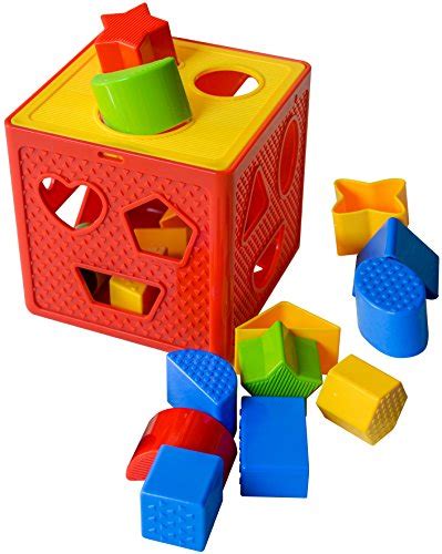 Play22 Baby Blocks Shape Sorter Toy Childrens Blocks Includes 18