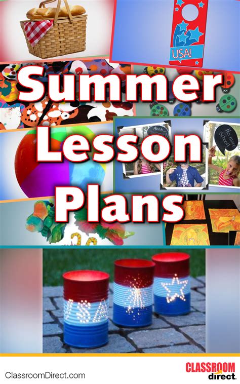 Perfect lesson plans for summer! | Summer lesson, School age activities, Summer fun for kids