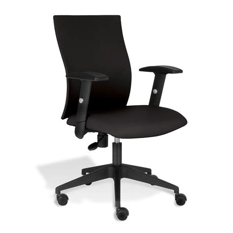 This Sleek Modern Office Chair Features Comfortable Arms And Ergonomic