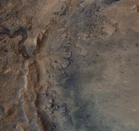 Jezero Crater As Seen By ESA S Mars Express Orbiter