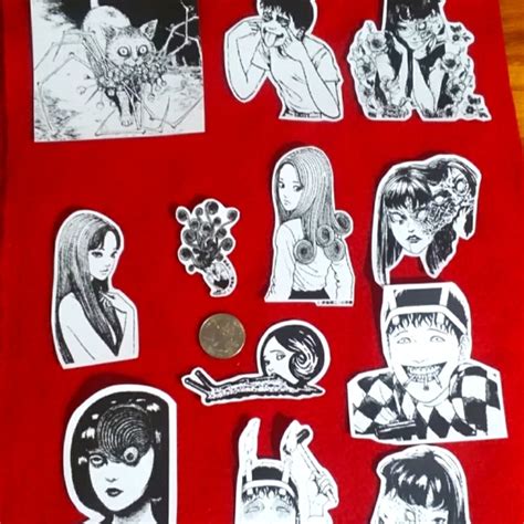 Handmade Accessories Handmade Anime Manga Horror Junji Ito Sticker
