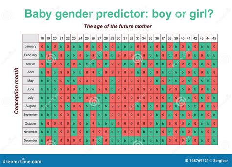 Baby Gender Predictor Boy Or Girl Stock Illustration Illustration Of