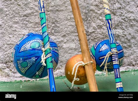 Brazilian Musical Instrument Called Berimbau And Usually Used During