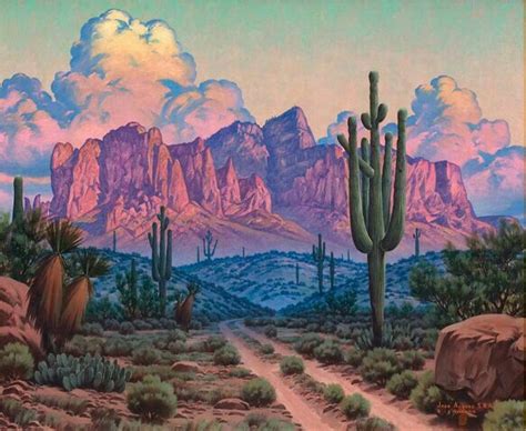 Arizona Desert Art Southwestern Art Western Artwork