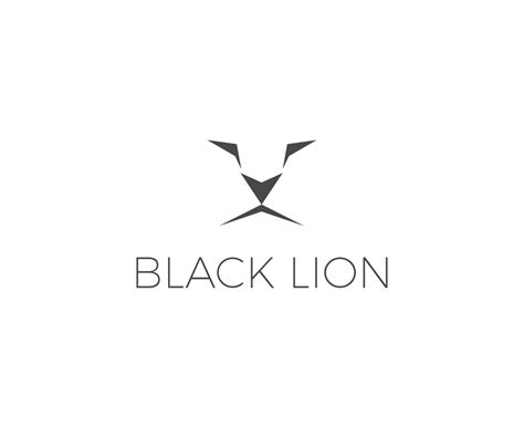Bold Modern Jewelry Logo Design For Black Lion By Trilobytes Design