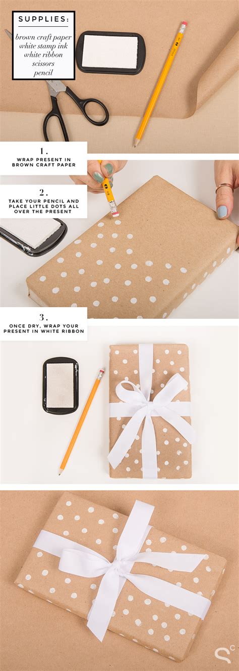 7 Days Of T Wrapping Ideas Diy Polka Dot T Paper
