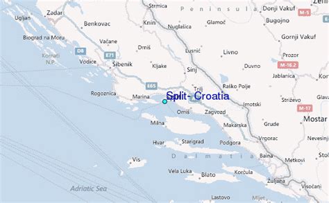 Split tourism split accommodation split bed and breakfast. Split, Croatia Tide Station Location Guide