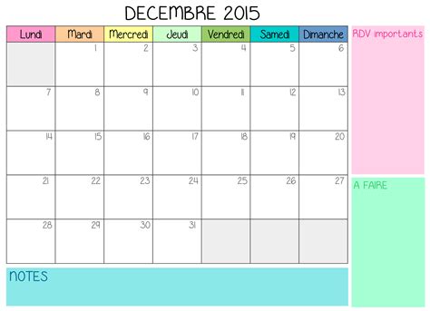 Calendrier A4 Supports Educatifs