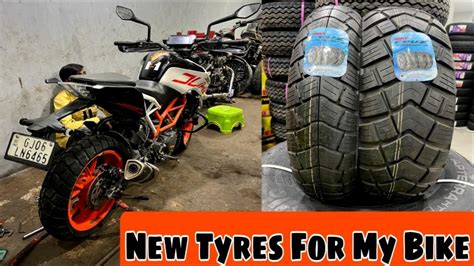 New Tyres For My Bike Mrf Revz D Dual Purpose Tyre Youtube