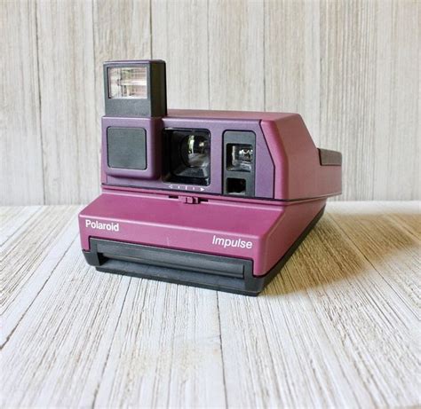 Polaroid Impulse Instant Purple Flash Camera 600 Film Etsy 600 Film