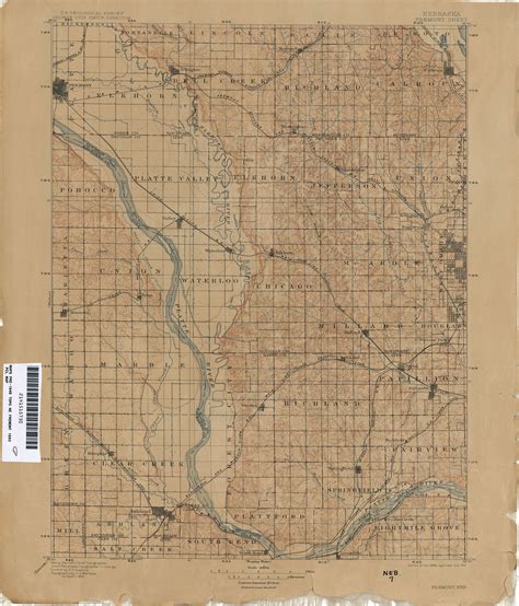 Nebraska Historical Topographic Maps Perry Castañeda Map Collection