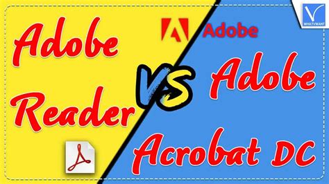 Adobe Reader Vs Adobe Acrobat DC Standard Vs PRO