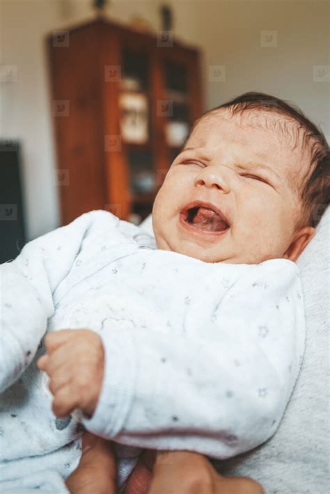 Newborn Baby Really Angry At Home Stock Photo 231745 Youworkforthem