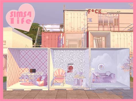 Colorful Store Container Patreon In 2023 Sims 4 Sims Sims 4