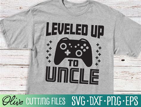 Leveled Up To Uncle Svg Gamer Unlce Svg New Uncle Svg Uncle Etsy