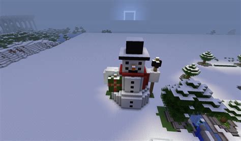 Frosty Snowman Minecraft Project