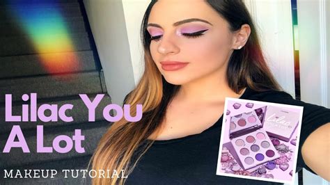 Colour Pop Lilac You A Lot Quarantined Makeup Tutorial YouTube