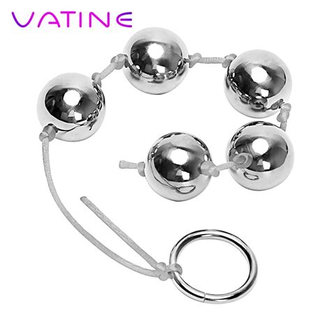 Vatine Ring Handheld Sex Toys For Woman 25cm Big Balls Five Metal Anal