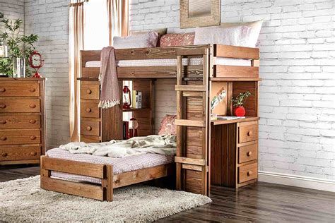 Check spelling or type a new query. Twin Over Twin Loft Bunk Bed With Desk & Storage