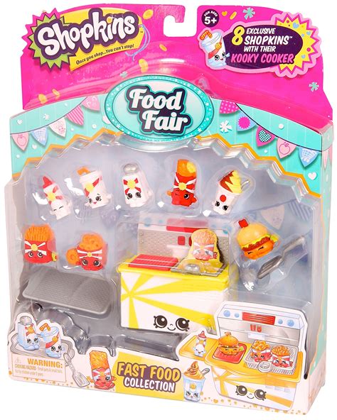 Shopkins Season 3 Food Fair Pack Fast Food Collection Buy Online In