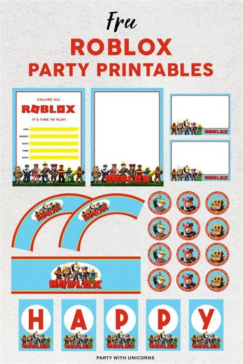 Pin On Roblox Printables