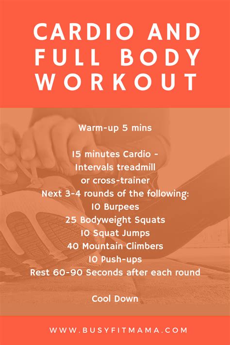 Cardio And Full Body Workout