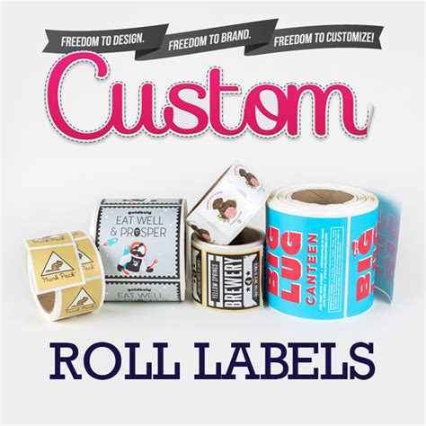 Custom Square Roll Labels Tbspla