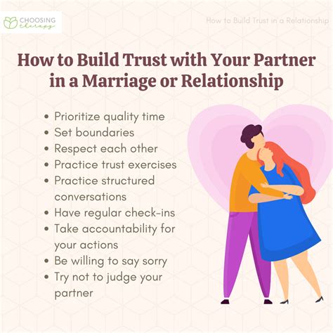 how to build trust in a relationship 22 tips