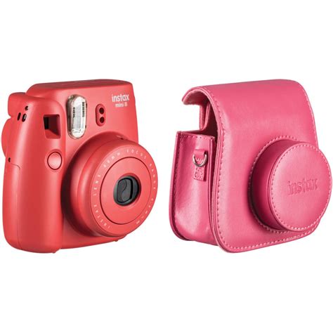 Instax mini 8 automatically determines the best brightness for taking a picture, and informs you of the suitable setting by lighting the corresponding lamp. Fujifilm instax mini 8 Instant Film Camera and Groovy Case Kit