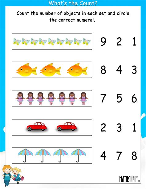Counting Maths Worksheet For Grade 1 Skip Counting Multiplication