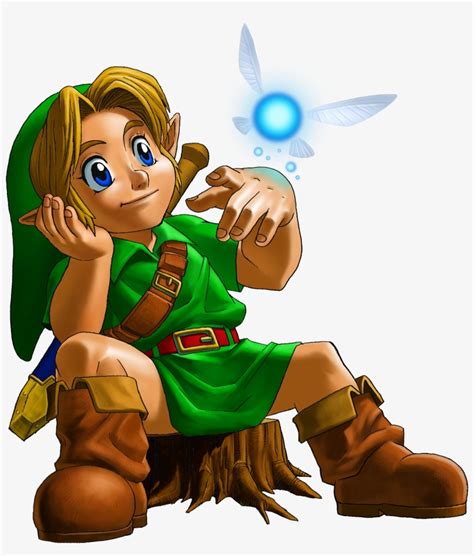 Young Link Navi Legend Of Zelda Ocarina Of Time Concept Art Png Image