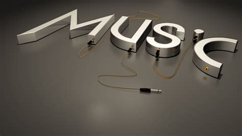 Cool 3d Music Hd Wallpaper