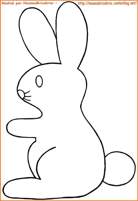 Lapin de Pâques à colorier lapins de paque