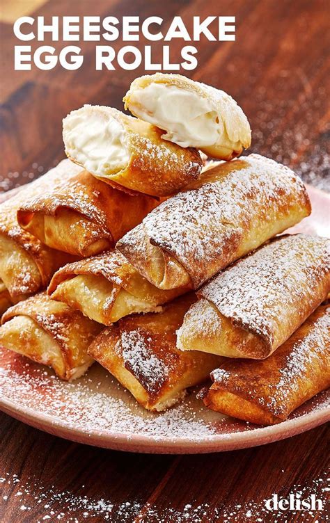 Replace eggs with tofu in dishes that require a lot of eggs such as custards and quiches. Cheesecake Egg Rolls Take The Cake | Recipe | Food ...